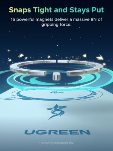 UGREEN x Honkai Star Rail MagFlow 10000mAh Qi2 15W Power Bank - color: Cyan