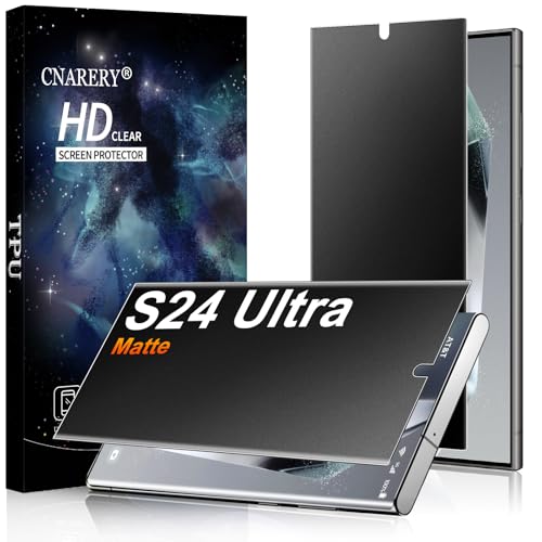 2 Pack for Samsung Galaxy S24 Ultra Matte Privacy Screen Protector 6.8 Inch[Not Glass], Anti-Scratch, Anti-Glare, Support fingerprint Unlock - size: Samsung Galaxy S24 Ultra 6.8 Inch