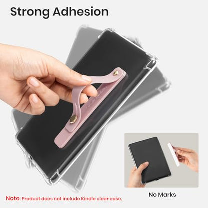 CoBak Hand Strap Holder for Kindle/Tablet - Lightweight TPU - color: Pink
