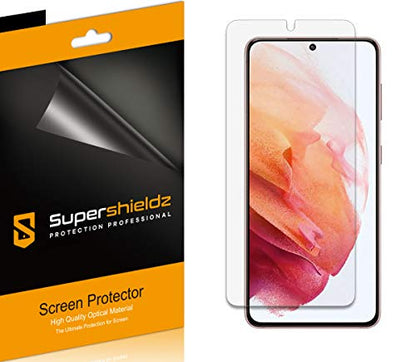 Supershieldz (6 Pack) Designed for Samsung Galaxy S21 5G Screen Protector, High Definition Clear Shield (PET)