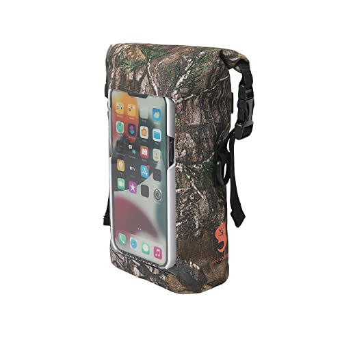 geckobrands Waterproof Phone Tote with 2L Dry Bag and Adjustable Strap – Protect Your Phone and Valuables While on The Go - color: Realtree Edge Camo