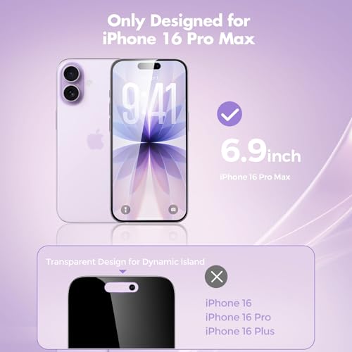 UNBREAKcable Privacy Screen Protector for iPhone 17, Full Coverage Shatterproof Tempered Glass [True 28°Anti Spy] [9H Hardness] [Easy Installation Frame] 2-Pack Private Screen for iPhone 17 - size: iPhone 17