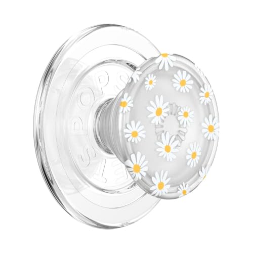 PopSockets Phone Grip for MagSafe, Magnetic Holder- He Loves Me Not - color: Translucent He Loves Me Not