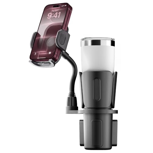 Bracketron TripGrip 2.0 Cup Holder Phone Mount, Metal Gooseneck