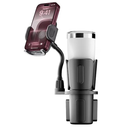 Bracketron TripGrip 2.0 Cup Holder Phone Mount, Metal Gooseneck