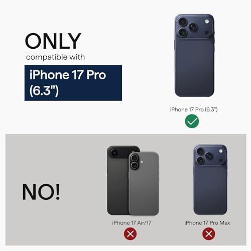 pitaka for iPhone 17 Pro Case 6.3" with Camera Control Button, Compatible with MagSafe, Ultra-Slim Case with Caseless Touch Feeling, 1500D Aramid Fiber Woven, Over the Horizon - color: Over the Horizon