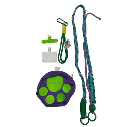 XUFAN Phone lanyard, adjustable crossbody long strap coin purse, short phone wrist strap, phone spacer