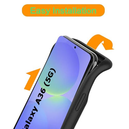 Battery Case for Galaxy A36/A56,Enhanced 10000mAh Portable Protective Wireless Charging Case Support Carplay Compatible with Galaxy A36/A56(6.7 inches),Rechargeable Extended Battery Charger Case-Black - size: for Galaxy A36/A56