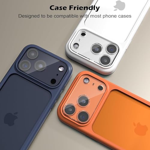 CloudValley 3 Pack for iPhone 17 Pro Camera Lens Protector - size: iPhone 17 Pro