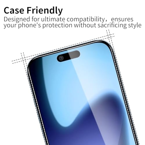 Screen Protector for iPhone 17 Air, 3-Pack Tempered Glass with Camera Lens Protectors, 9H Hardness HD Clear Scratch Resistant Case Friendly Easy Install - size: iPhone 17 Air