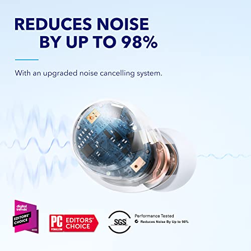 Soundcore by Anker Space A40 Adaptive Active Noise Cancelling Earbuds - color: White