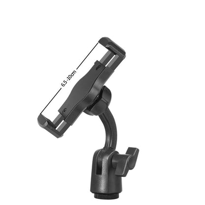 2 Pack Boom Arm Phone Holder Clip Adapter with 5/8 inch and 1/4 inch Screw Socket Mount Phone Clamp Bracket for Smartphones