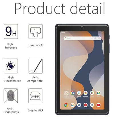 2 PCS Glass screen Protectors for Onn 7 inch Tablet 2024 model, Tempered Glass Scratch resistance case friendly 9H hardness Screen saver for Surf Onn 7.0 inch tablet 2024 released 4th Gen