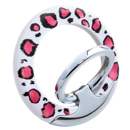 Magnetic Phone Ring for MagSafe Grip, Super Magnet Twinkle Design Ring Holder Stand, MagSafe Accessory for iPhone 17/16/15/14/13 Pro Max Plus，Pink Spots - color: Pink Spots
