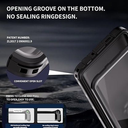 Waterproof Case for Motorola Moto G Play 2026,IP68 Waterproof Certified Shockproof Dustproof Snowproof Cover Full Body Heavy Duty Protection Fully Sealed Underwater Cover for Moto-G-Play-2026 (Black)