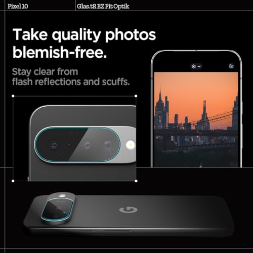 Spigen Glas.tR EZ FIT Optik Camera Lens Protector for Pixel 10 - size: Pixel 10