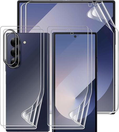 2 Sets HD Clear TPU Screen Protector for Samsung Galaxy Z Fold 6 7.6" - size: Samsung Galaxy Z Fold 6
