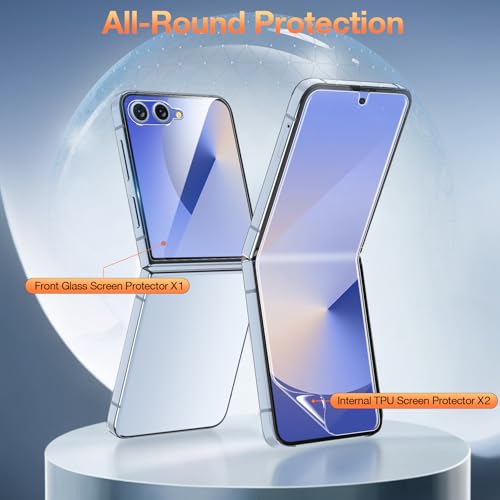 for Samsung Galaxy Z Flip 7/Z Flip 8 Screen Protector - size: Z Flip 7
