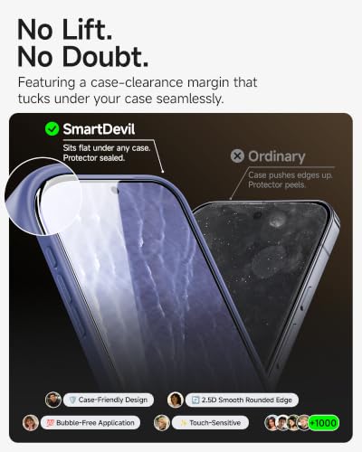 SMARTDEVIL 3 Pack Tempered Glass for Google Pixel 11 Screen Protector - size: Pixel 11