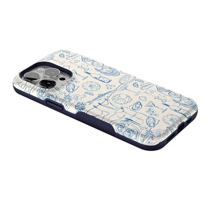 Casely iPhone 14 Pro Max Case | Dolce Vita | Amalfi Aperitivo | Bold Protective Design | Compatible with MagSafe - color: Dolce Vita | Amalfi Aperitivo