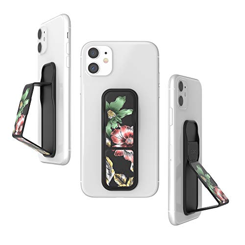 RICHMOND & FINCH CLCKR Phone Grip and Expanding Stand, Universal Finger Grip Kickstand Holder for iPhone 15 Pro, Pro Max, Plus, 14 & 13 Models, Samsung Phones, Tablets and More, Flower Show Design