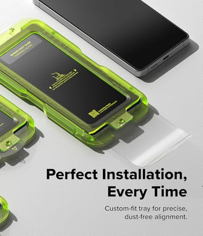 Ringke for Samsung Galaxy S26 Ultra Screen Protector [Easy Slide, 2 Pack] | Easy Installation with Alignment Tool, Case Friendly Premium 9H Hardness Tempered Glass - size: Galaxy S26 Ultra