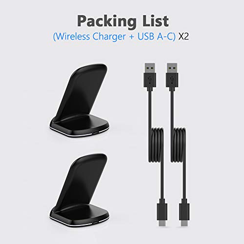 Yootech [2 Pack] Wireless Charger,10W Max Wireless Charging Stand