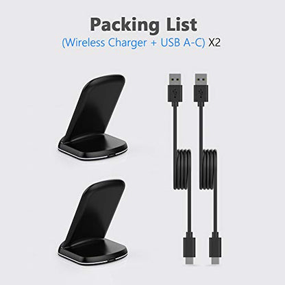 Yootech [2 Pack] Wireless Charger,10W Max Wireless Charging Stand