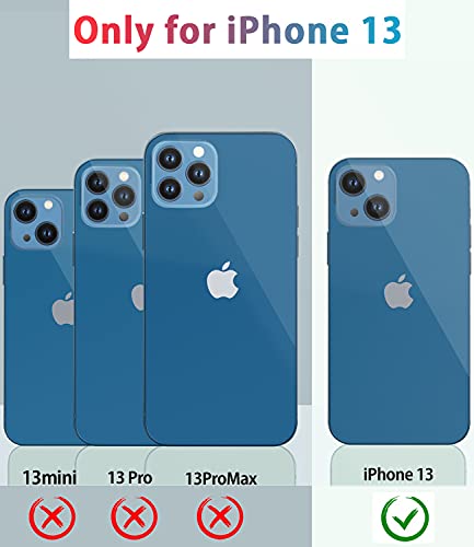 Diverbox for iPhone 13 Case [Shockproof] [Dropproof] [Dust-Proof],Heavy Duty Protection Phone Case Cover for Apple iPhone 13 (Blue) - color: 13-Blue