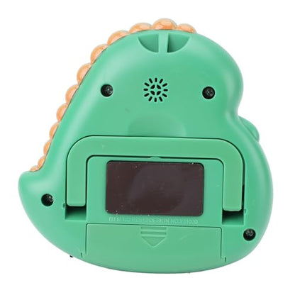 CCYLEZ Kids Timer, Cute Dinosaur Shape with Large LCD Display Digital Countdown Stopwatch for Children Teachers Students ABS Plastic Green - color: Green
