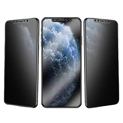 3 Pack Matte Privacy Screen Protectors for iPhone XS Max / 11 Pro Max Tempered Glass Anti-Spy Tempered Glass 9H Anti-Glare Anti-Fingerprint Privacy Protective Film for 11 Pro Max/XS Max,6.5" - size: 11 Pro Max / XS Max - 6.5"