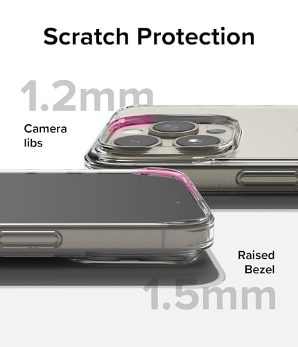 Ringke for iPhone 15 Pro Case [Fusion Matte Clear] | Oil & Dirt Resistant, Anti-Fingerprint Technology Prevents Oily Smudges, Frosted Coating Feels Velvety Soft - size: iPhone 15 Pro