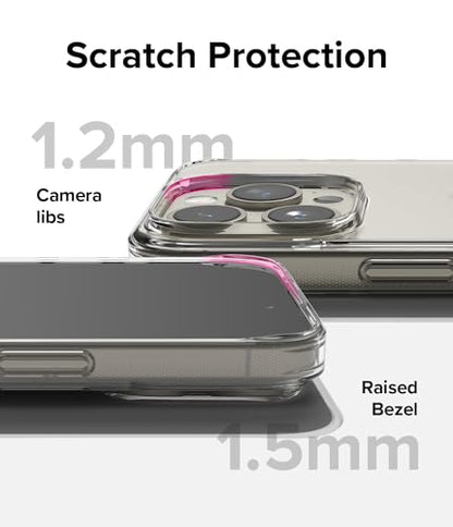 Ringke for iPhone 15 Pro Case [Fusion Matte Clear] | Oil & Dirt Resistant, Anti-Fingerprint Technology Prevents Oily Smudges, Frosted Coating Feels Velvety Soft - size: iPhone 15 Pro