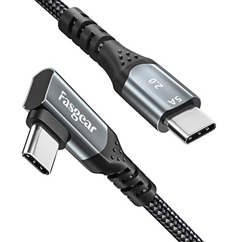 Fasgear USB C to USB C Cable, 3ft/1m, Black - color: Black, size: 3 ft