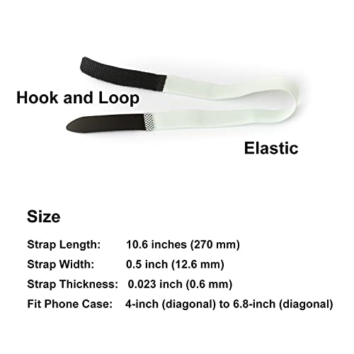 TFY Non-Slip Elastic Hand Strap Holder for Smartphones Universal 2 pcs - color: Green