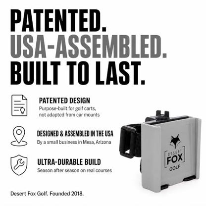DESERT FOX GOLF - Phone Caddy - Gray - color: Gray