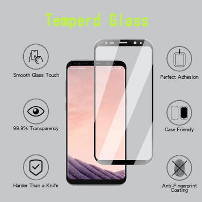 [4 Pack] Tempered Glass Screen Protector for Samsung Galaxy S8 plus