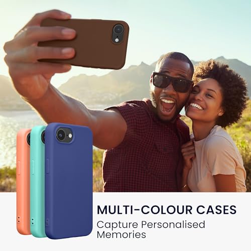 kwmobile Case Compatible with Apple iPhone 17e / iPhone 16e Case - Soft Slim Protective TPU Silicone Cover - Chocolate - color: Chocolate