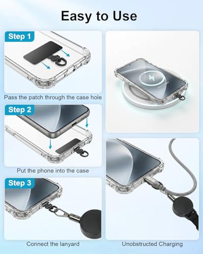 SUPBEE Anti-Theft Phone Tether, Steel Cable Retractable Phone Lanyard - color: 1 Pack