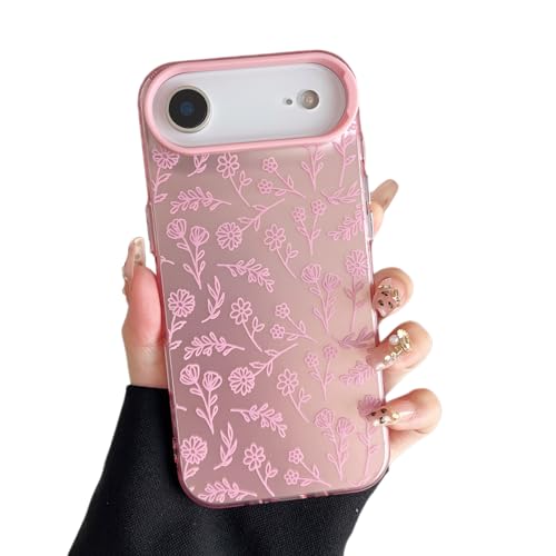 ZTOFERA for iPhone Air Case,Cute Pink Ribbon Bow Tie Planet Star Floral Aesthetic Phone Case,Trendy Slim Hard IMD Shockproof Protective Bumper Phone Cover for Women Girls,Flower - color: Flower, size: iPhone Air 6.5"
