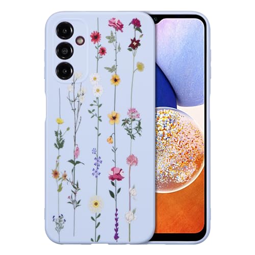 ZTOFERA Floral Case for Samsung Galaxy A15 4G/5G,Clear Cute Flower Pattern Case for Girls Women,Flexible Silicone Protective Slim Shockproof Bumper Phone Case for Galaxy A15 6.5",Purple - color: Purple, size: for Samsung Galaxy A15 4G/5G