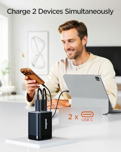 wegear 45W Dual USB-C GaN Fast Charger