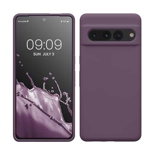 kwmobile Case Compatible with Google Pixel 7 Pro Case - TPU Silicone Phone Cover with Soft Finish - Pale Iris - color: Pale Iris, size: Pixel 7 Pro