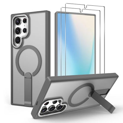 for S22-Ultra Phone Case, Slim Fit & Semi-Transparent Matte, Gray - color: Gray, size: Galaxy S22 Ultra 6.8"