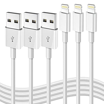 iPhone Charger Apple MFi Certified Cable,3 Pack 3FT USB-A to iPhone Cable - size: 3FT
