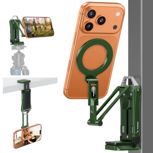 OMOTON TP02-Pro 5 in 1 Magnetic Phone Holder for Vlogging Essentials, Green - color: 5-Green