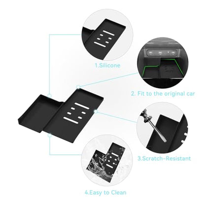smabee Wireless Charging Protective Mat for Kia Sorento 2021-2026 - size: Wireless Charging Protective Mat