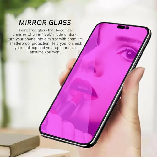 Privacy Screen Protector for iPhone 15 Pro Max 2 Pack (Pink) - color: for iPhone 15 Pro Max (Pink)