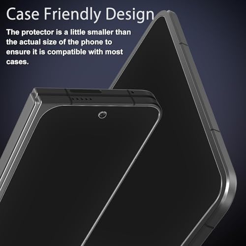 2 Sets Screen Protector for Google Pixel 9 Pro Fold, HD Clear Soft TPU Film for Google Pixel 9 Pro Fold 8.0", Front + Back Flexible Film, Self-Healing, Scratch-Resistant, Easy to Install