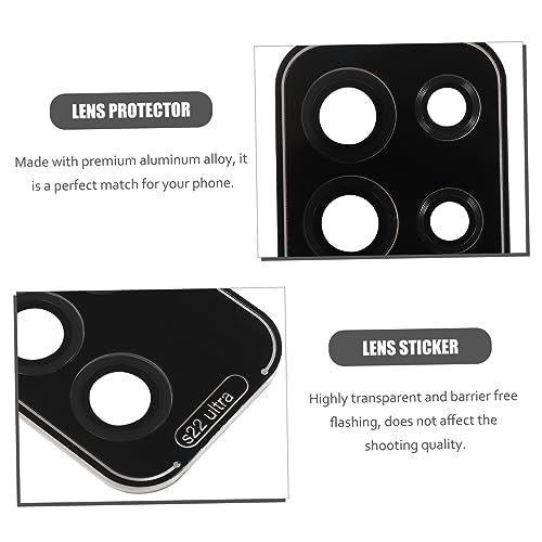 Tofficu Aluminum Alloy Lens Film Phone Camera Protector Scratch-resistant Camera Cover
